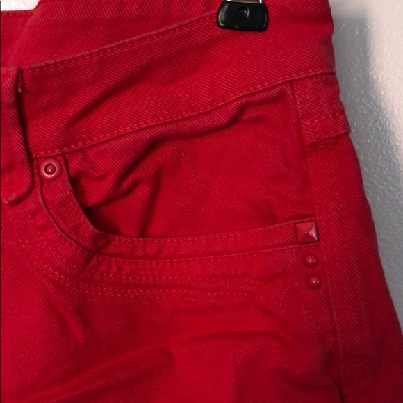 Tribal pink red jean short - Picture 4 of 7